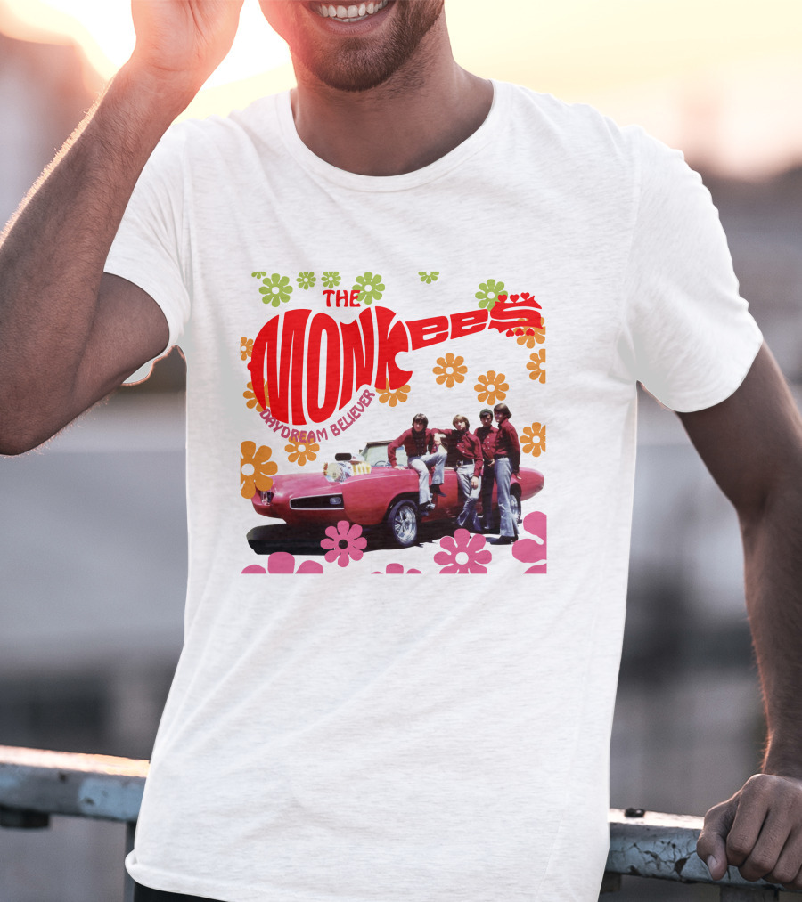 The Monkees Daydream Believer Floral Car T-Shirt