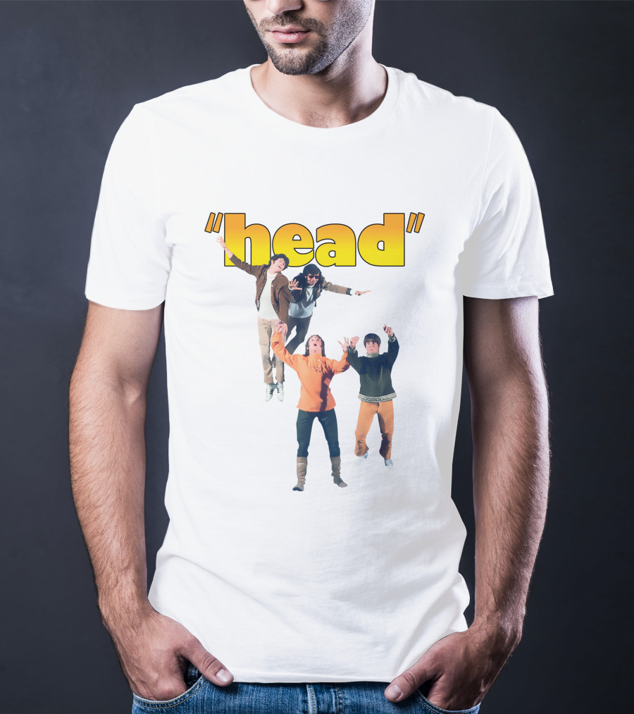 Monkees Head Jumping Pose Retro Style T-Shirt
