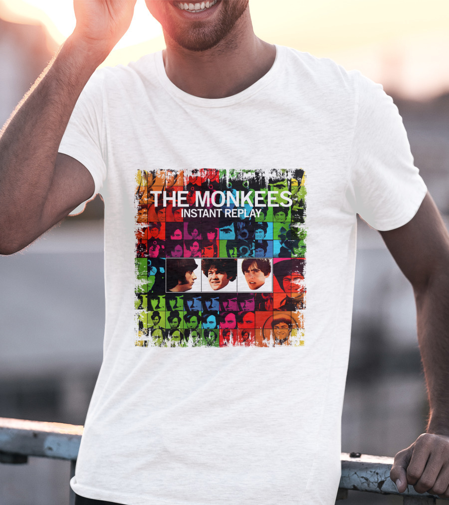 The Monkees Instant Replay Album Art Collage T-Shirt