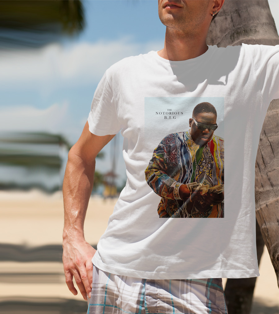 The Notorious B.i.g. Counting Money Colorful T-Shirt
