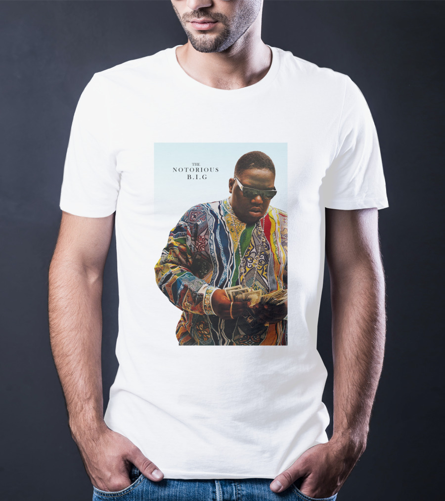 The Notorious B.i.g. Counting Money Colorful T-Shirt