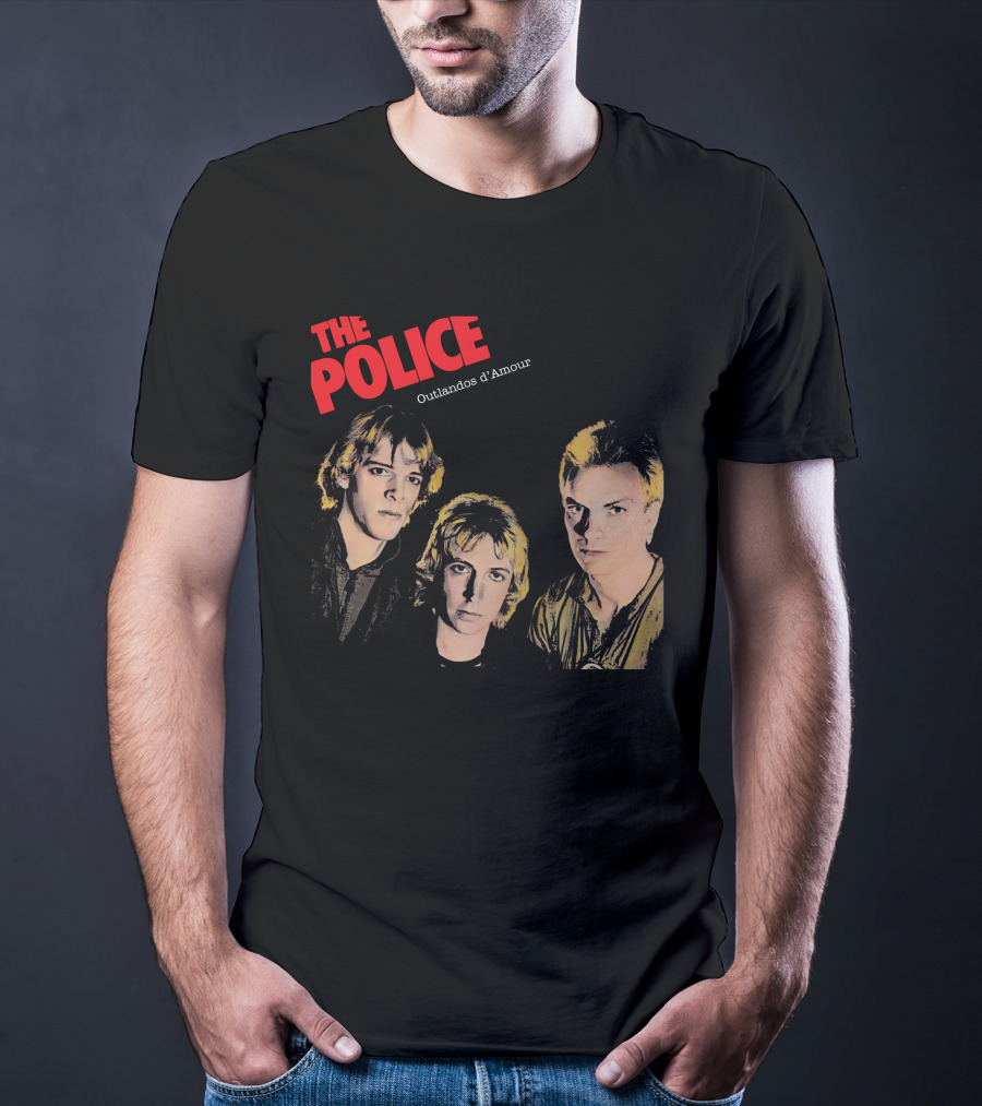 The Police Outlandos D'amour Album Cover Artwork T-Shirt
