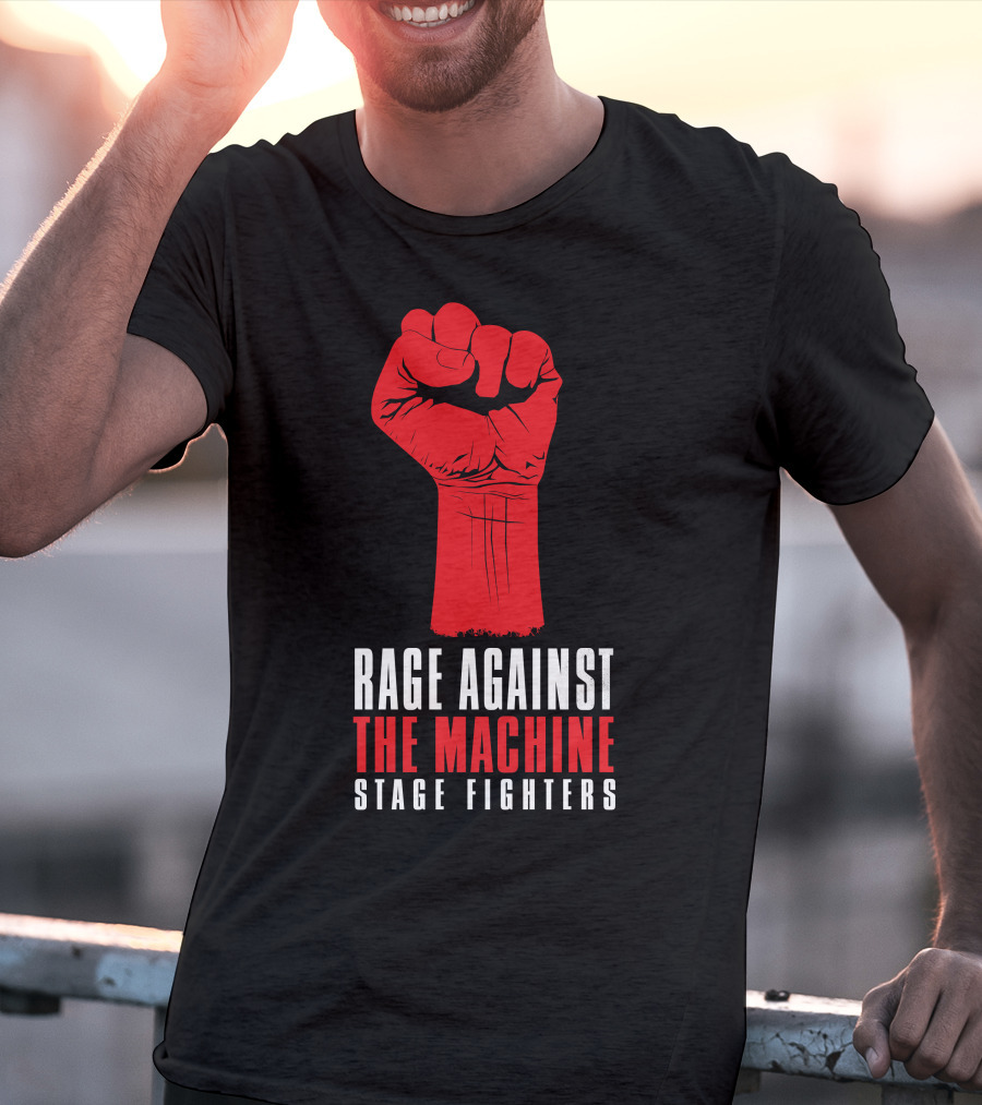 Rage Against The Machine Stage Fighters Fist T-Shirt