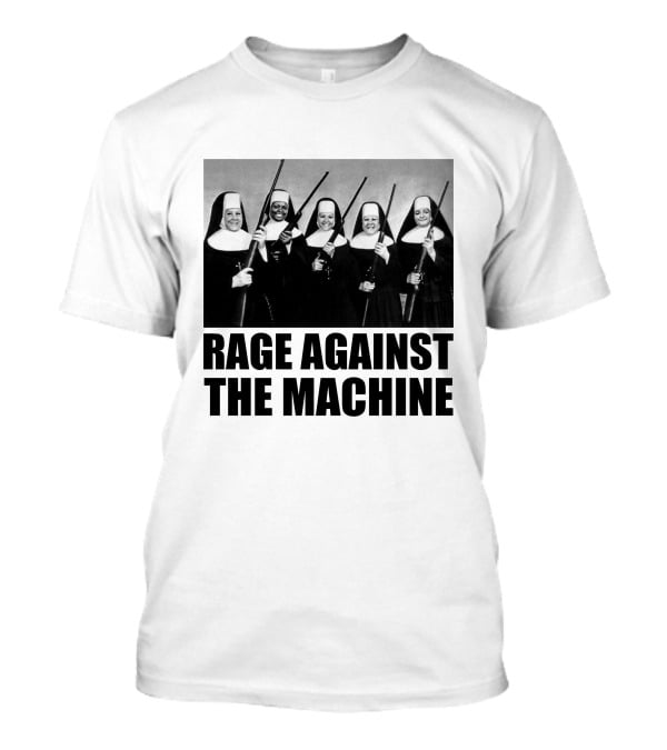 Rage Against The Machine Nuns With Guns Photomontage T-Shirt