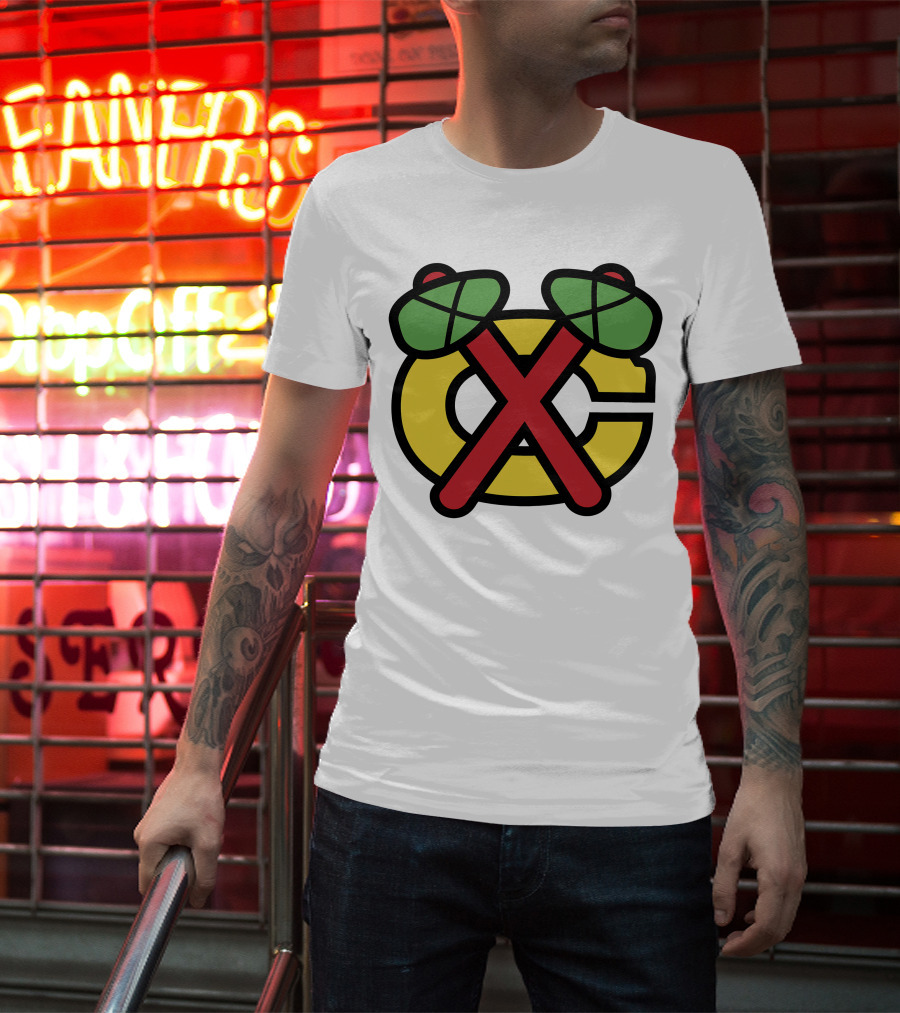 Chicago Blackhawks Classic Crossover Hockey T-Shirt