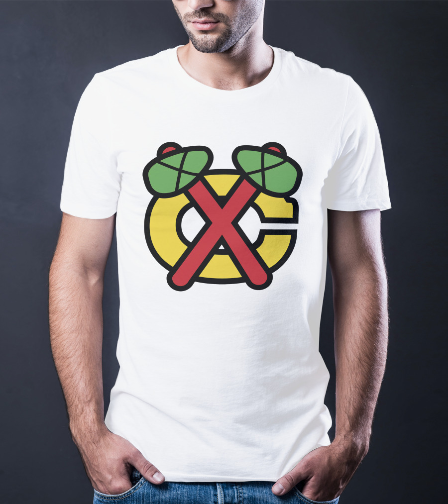 Chicago Blackhawks Classic Crossover Hockey T-Shirt