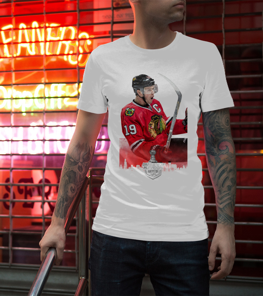 Chicago Blackhawks Nhl 2014 Stanley Cup Playoffs Captain T-Shirt