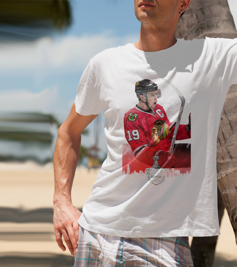 Chicago Blackhawks Nhl 2014 Stanley Cup Playoffs Captain T-Shirt