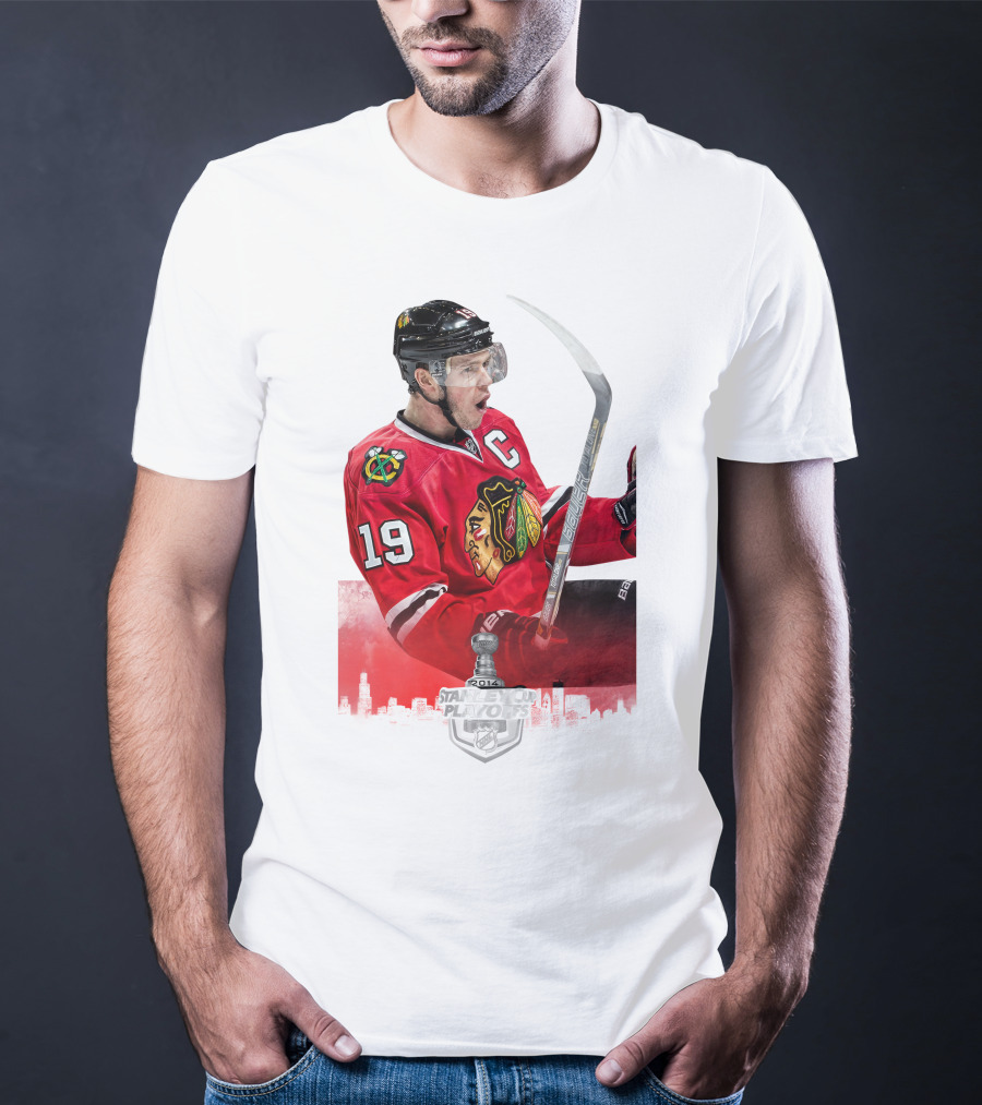 Chicago Blackhawks Nhl 2014 Stanley Cup Playoffs Captain T-Shirt