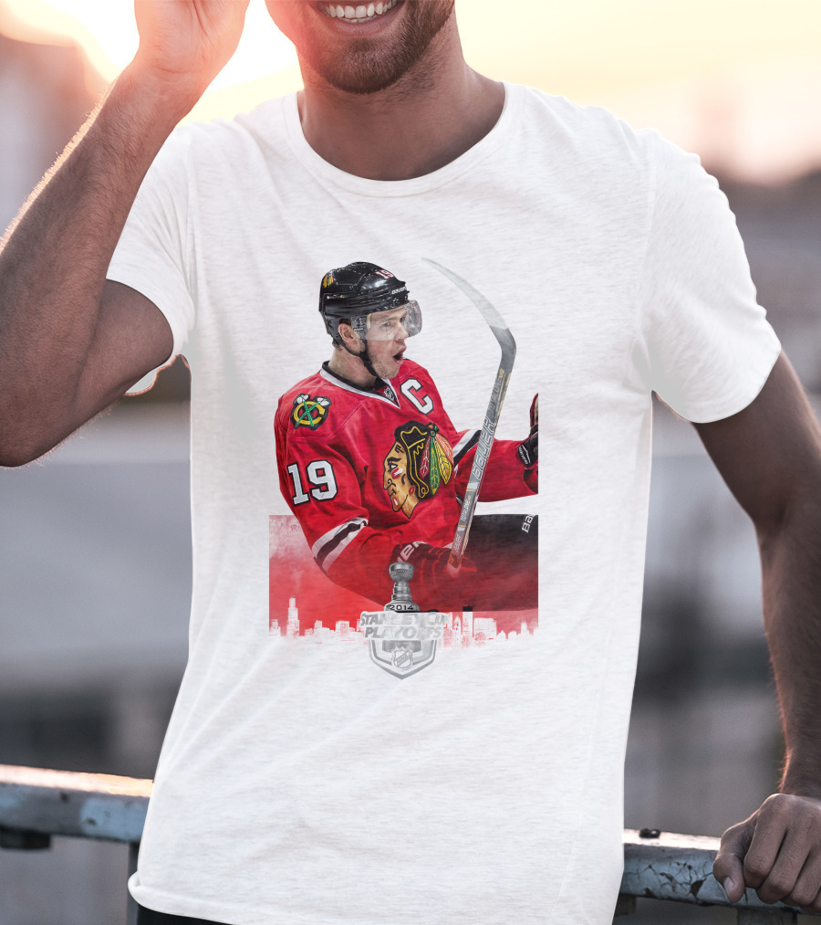 Chicago Blackhawks Nhl 2014 Stanley Cup Playoffs Captain T-Shirt
