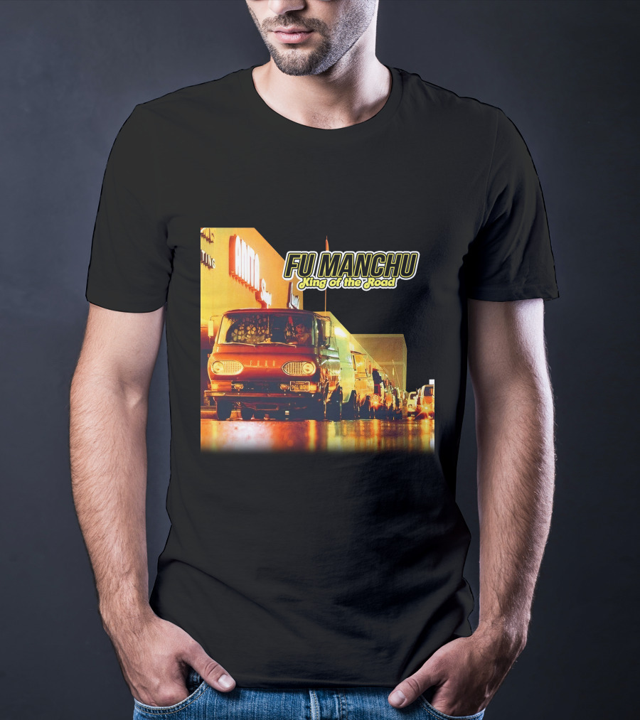 Fu Manchu King Of The Road Album Cover Van Scene T-Shirt
