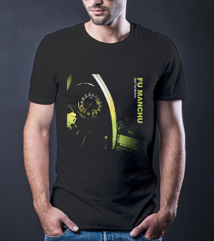Fu Manchu Start The Machine Fmc-24B Speedometer Dashboard T-Shirt