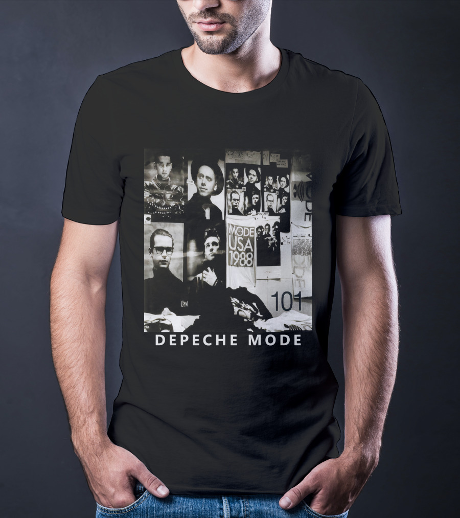 Depeche Mode USA 1988 101 Vintage Collage T-Shirt