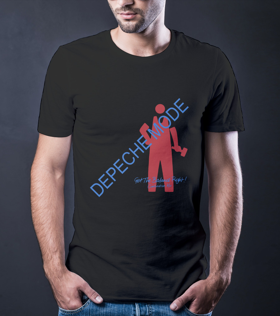 DEPECHE MODE Get The Balance Right Combination Mix Figures T-Shirt