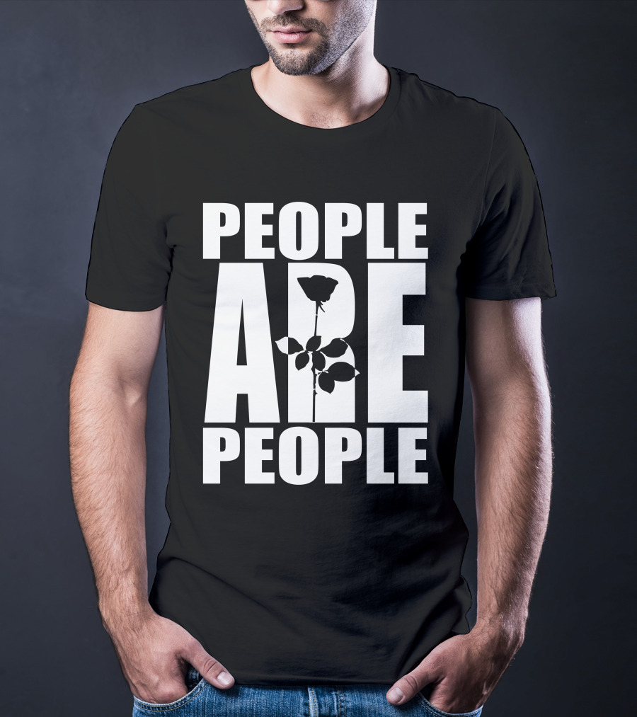 Depeche Mode People Are People Bold Rose T-Shirt