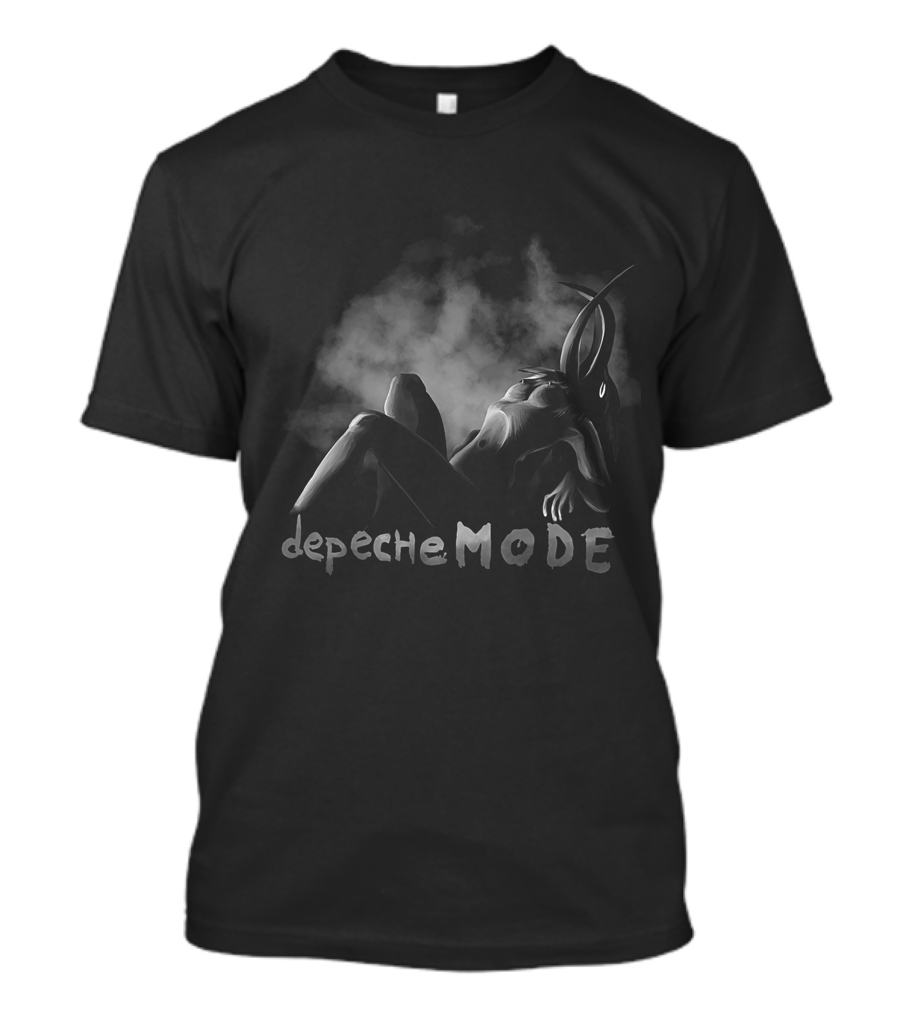 Depeche Mode Horned Figure In Smoke T-Shirt