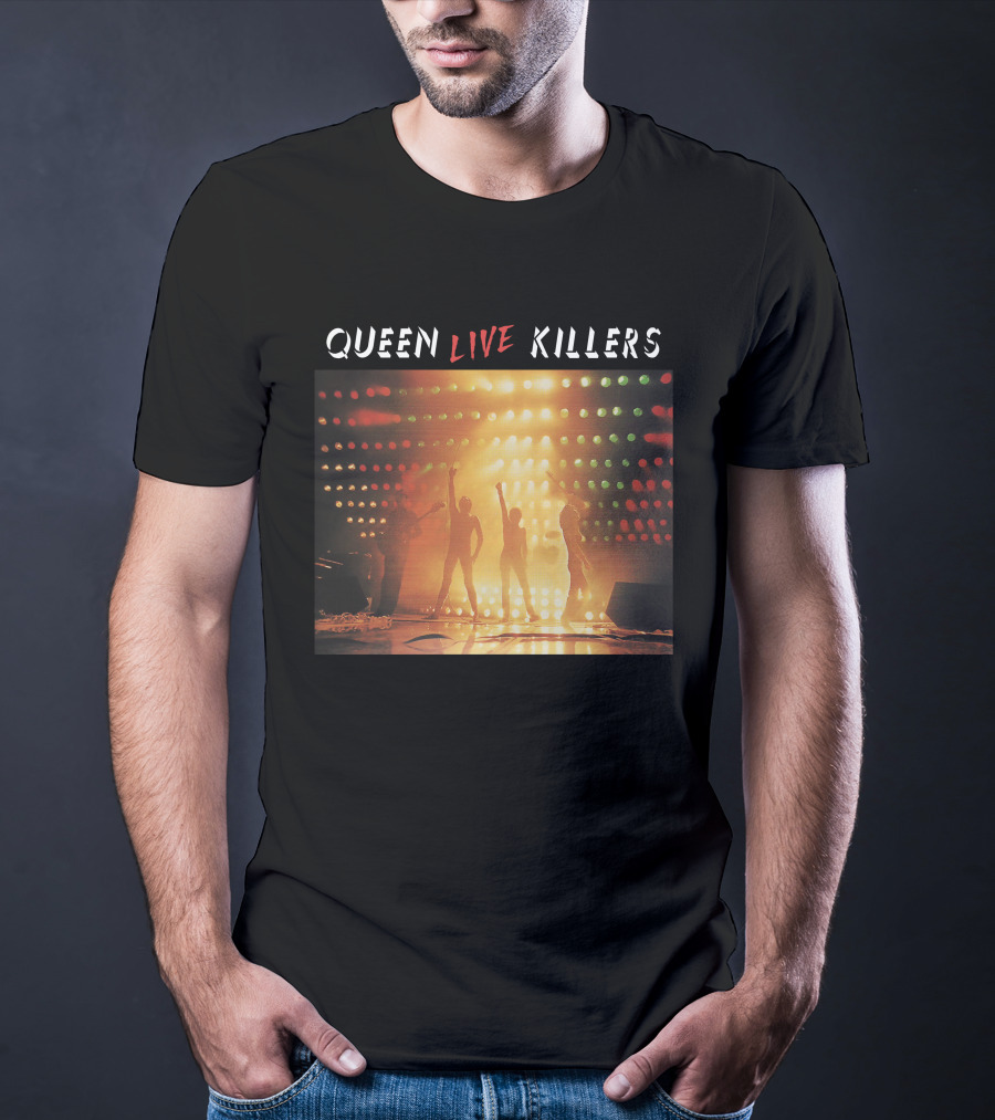 Queen Live Killers Tour Concert Print T-Shirt