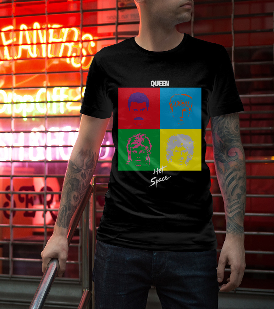 Queen Hot Space Album Cover Pop Art T-Shirt