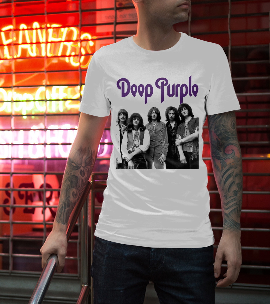 Deep Purple Band Photo Classic Album Era T-Shirt