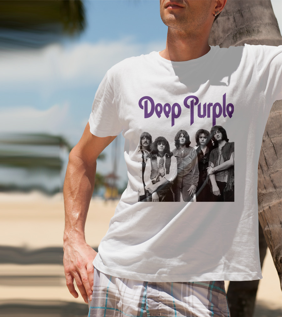 Deep Purple Band Photo Classic Album Era T-Shirt