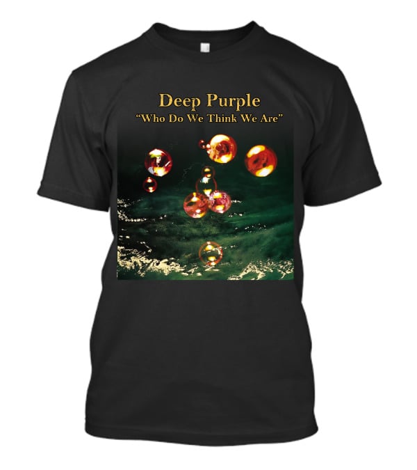 Deep Purple Who Do We Think We Are Album Cover Bubbles T-Shirt