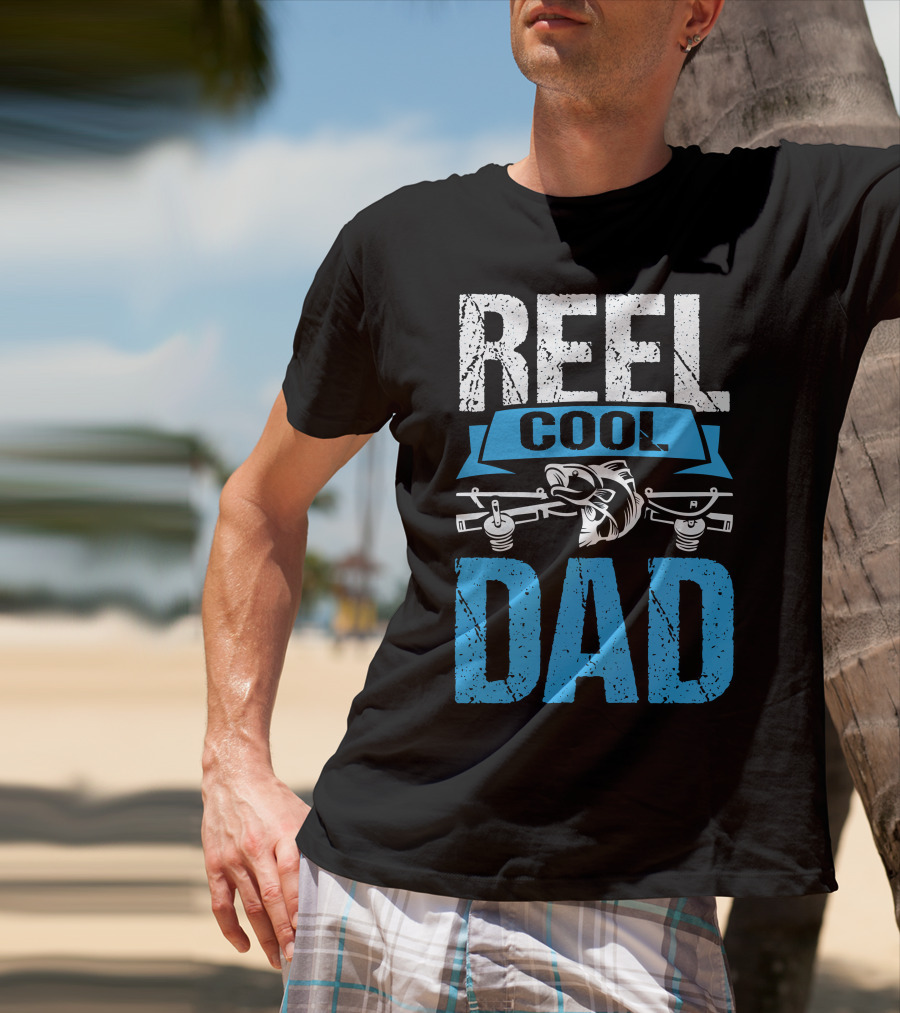 Reel Cool Dad Fishing T-Shirt