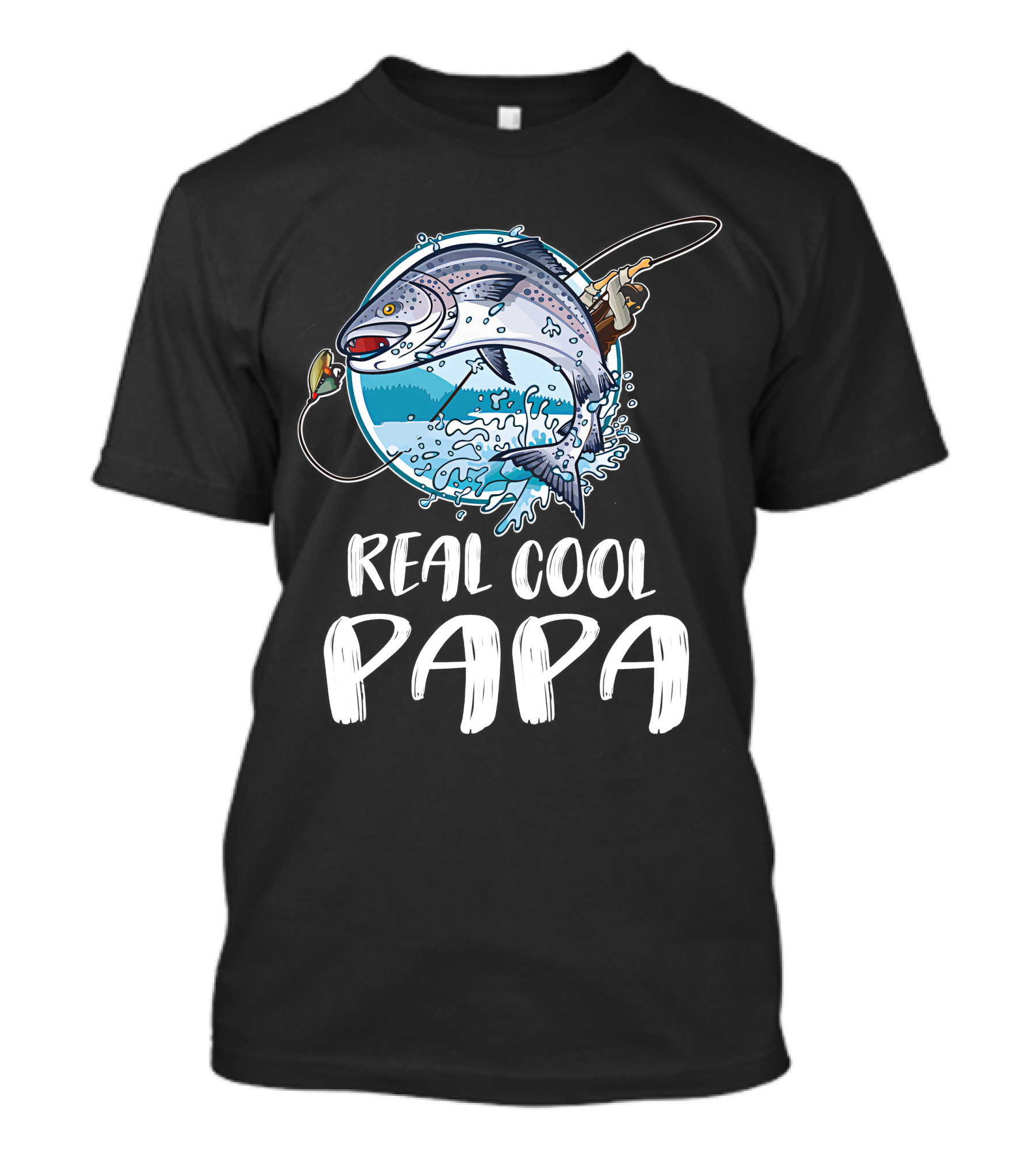 Real Cool Papa Fishing T-Shirt