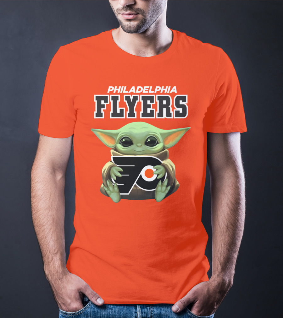 Philadelphia Flyers Baby Yoda T-Shirt