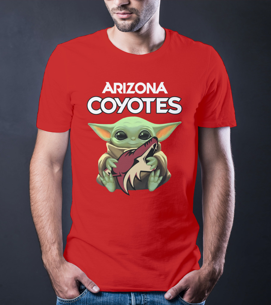 Arizona Coyotes Baby Yoda T-Shirt