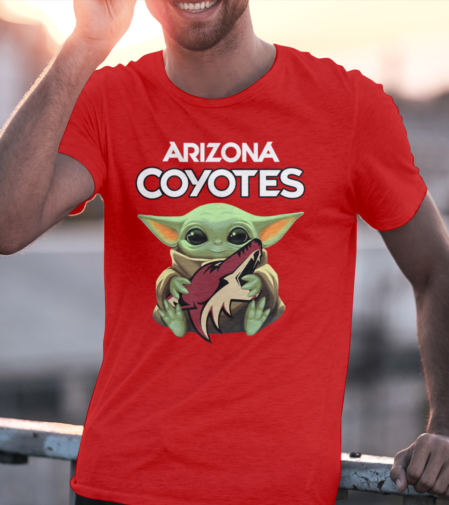 Arizona Coyotes Baby Yoda T-Shirt