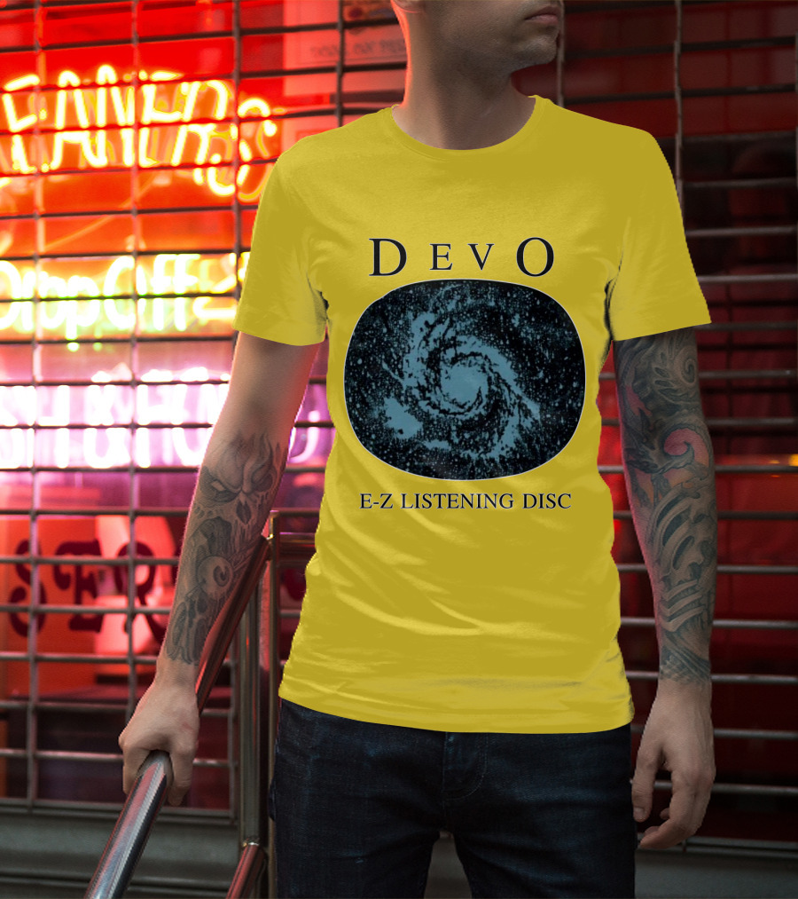 DEVO E-Z Listening Disc Spiral T-Shirt