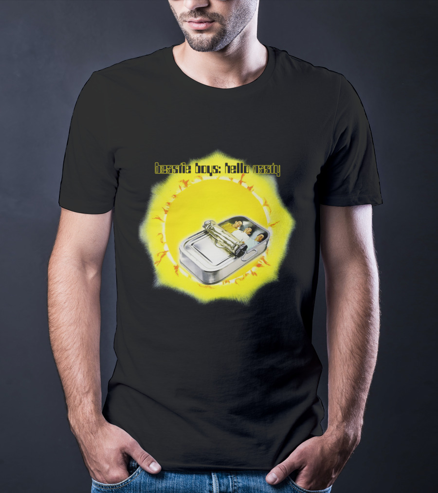 Beastie Boys: Hello Nasty Album Cover Yellow Background T-Shirt