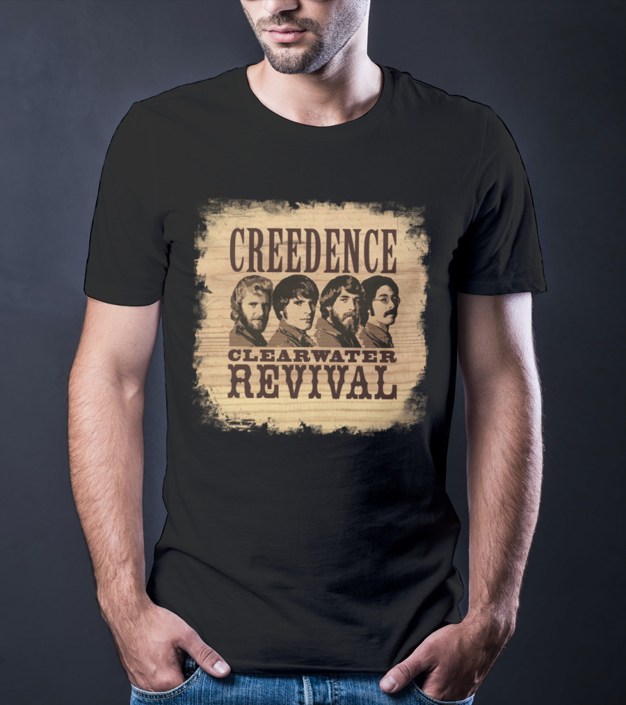 Creedence Clearwater Revival Band Portrait T-Shirt
