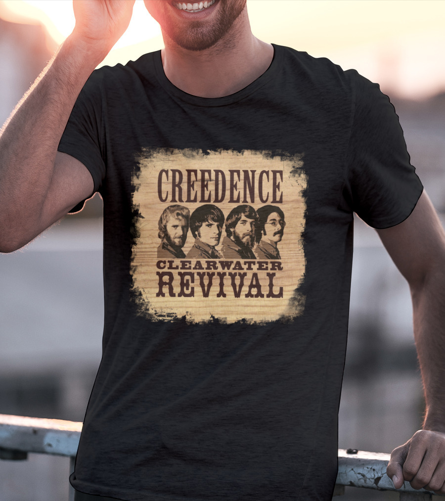 Creedence Clearwater Revival Band Portrait T-Shirt
