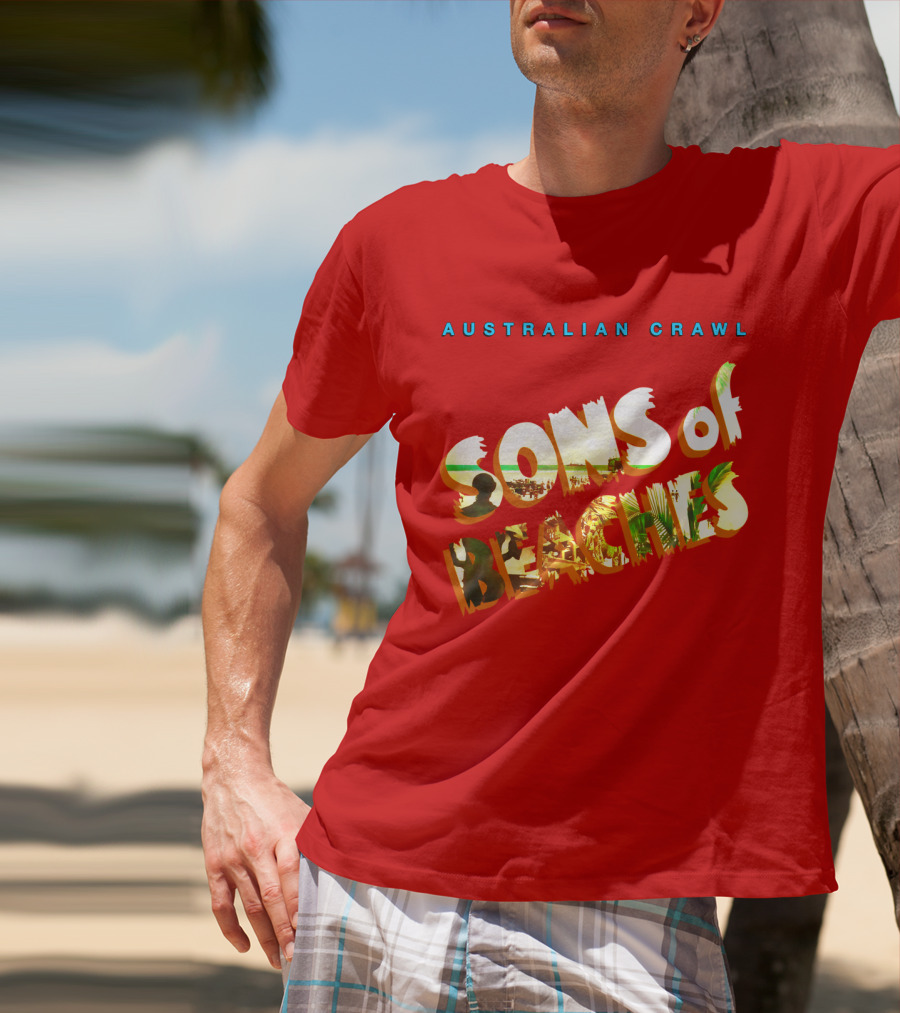 Australian Crawl Sons Of Beaches T-Shirt