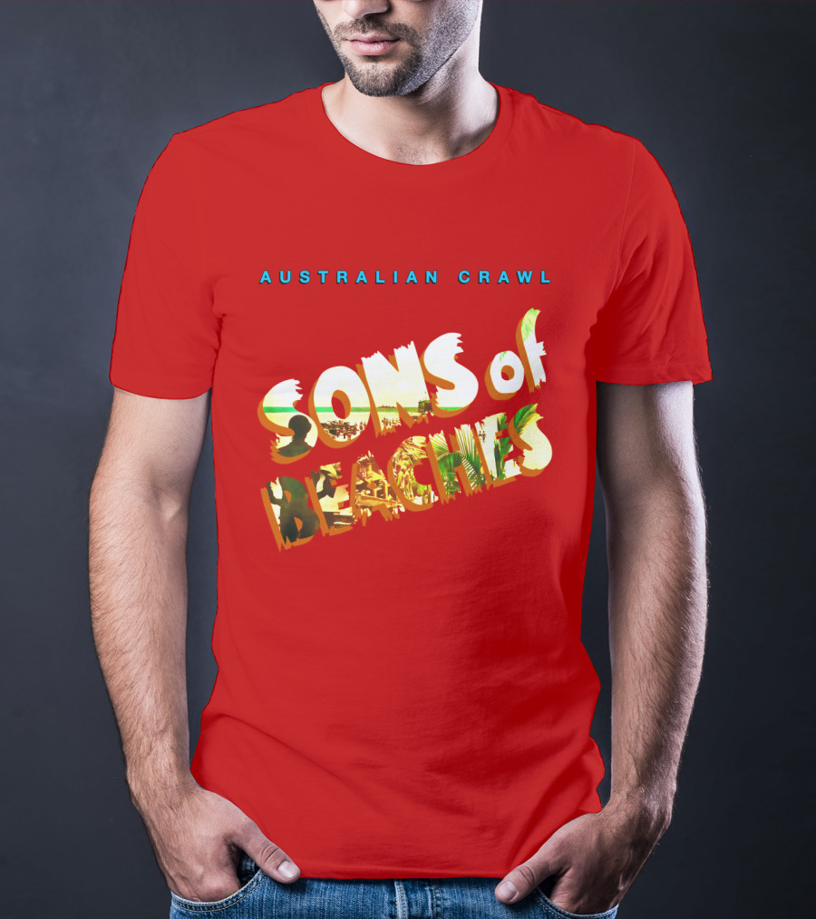 Australian Crawl Sons Of Beaches T-Shirt