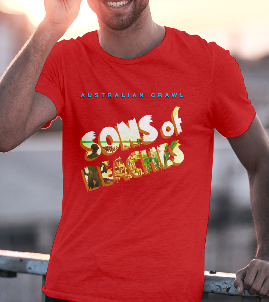 Australian Crawl Sons Of Beaches T-Shirt
