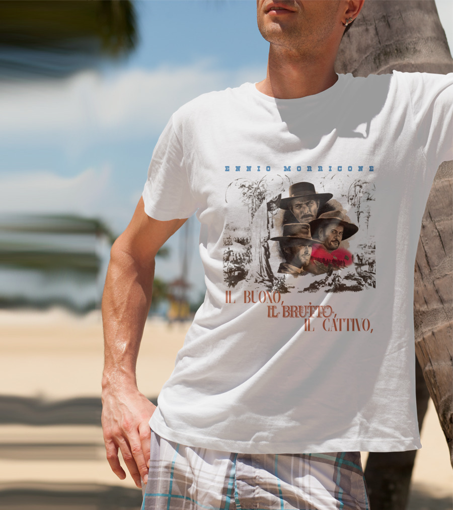 Ennio Morricone IL Buono IL Brutto IL Cattivo T-Shirt
