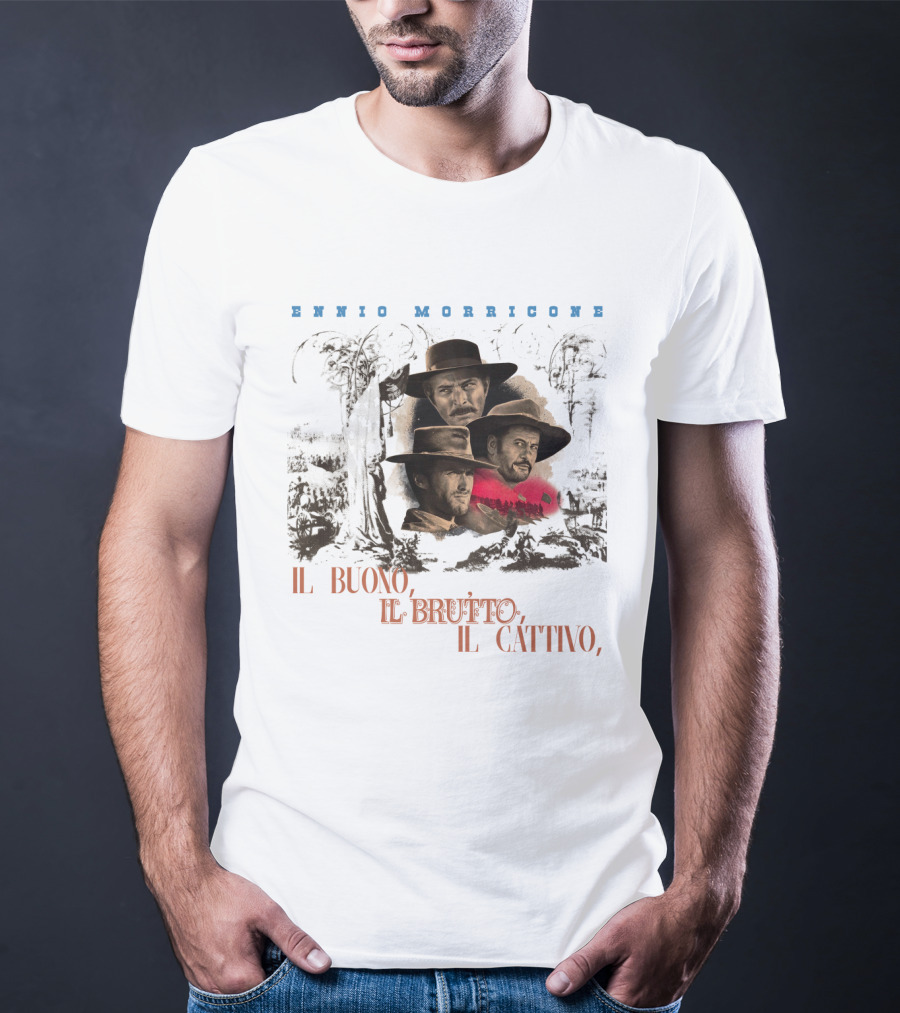 Ennio Morricone IL Buono IL Brutto IL Cattivo T-Shirt