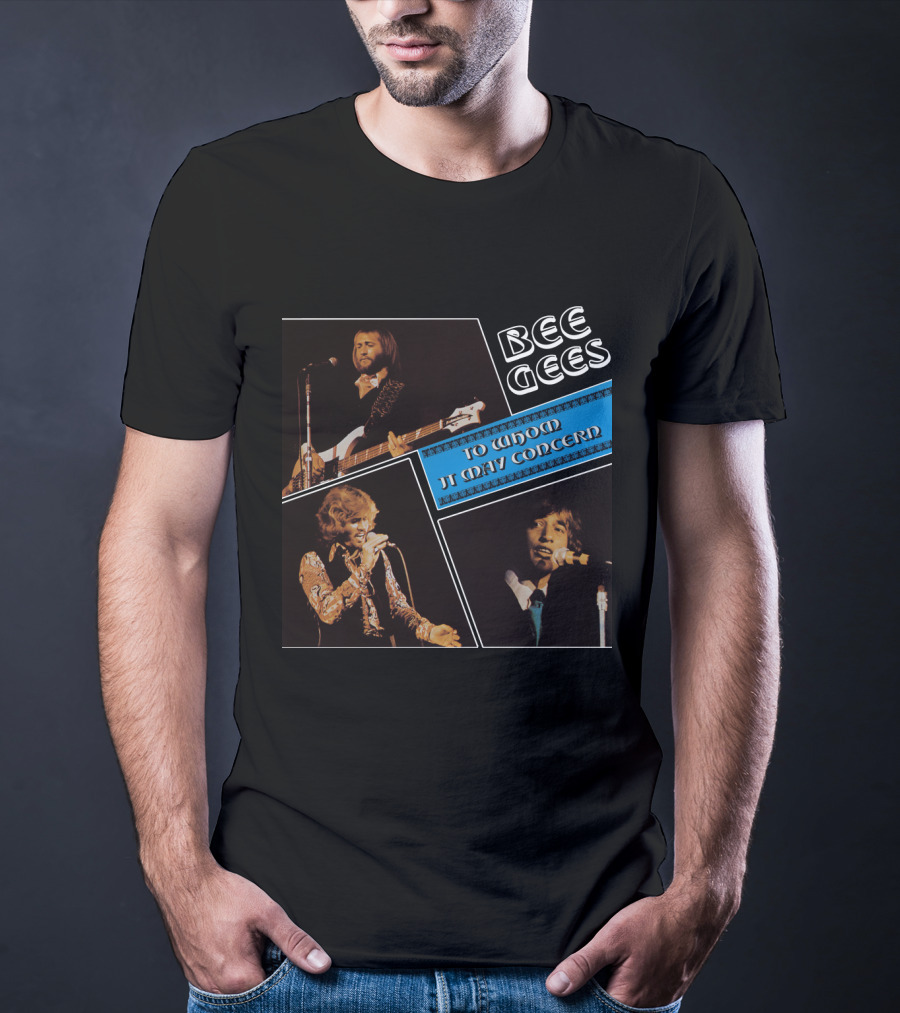 Bee Gees To Whom It May Concern Album Cover T-Shirt