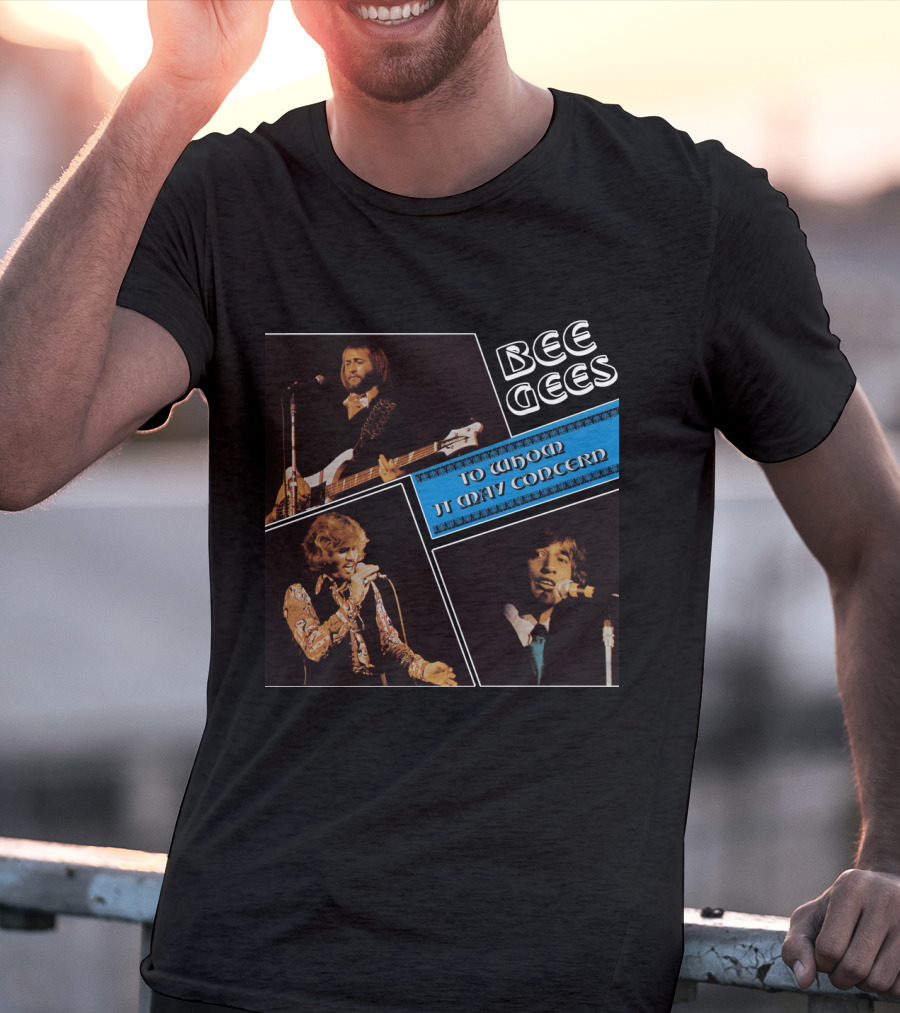 Bee Gees To Whom It May Concern Album Cover T-Shirt