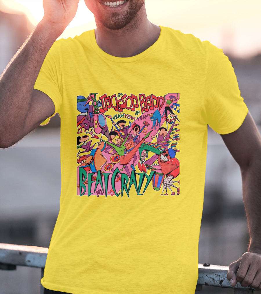 Joe Jackson Band Beat Crazy Colorful Music T-Shirt