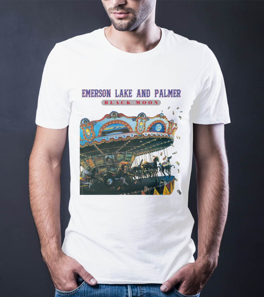 Emerson Lake And Palmer Black Moon Carousel T-Shirt