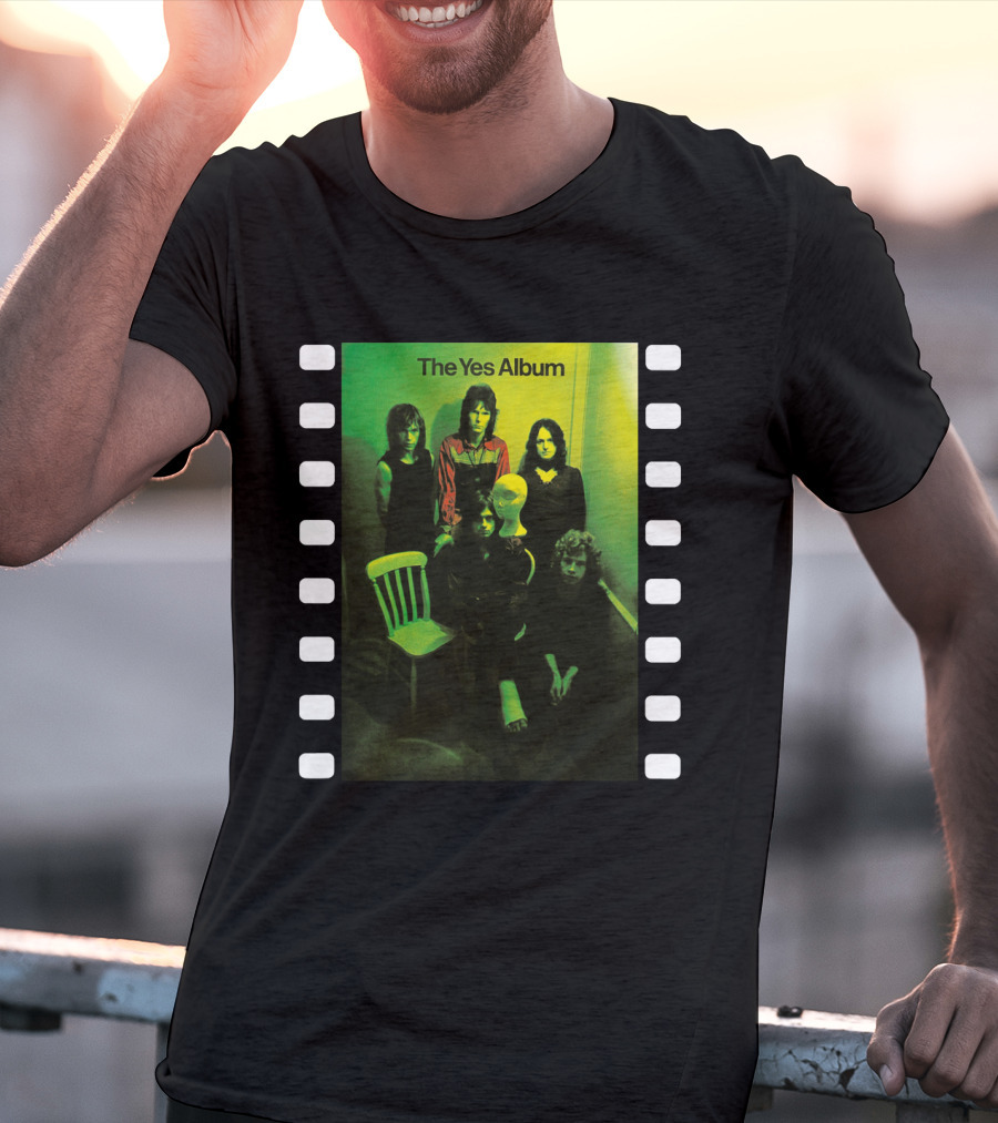 The Yes Album Filmstrip Cover Band Photo T-Shirt