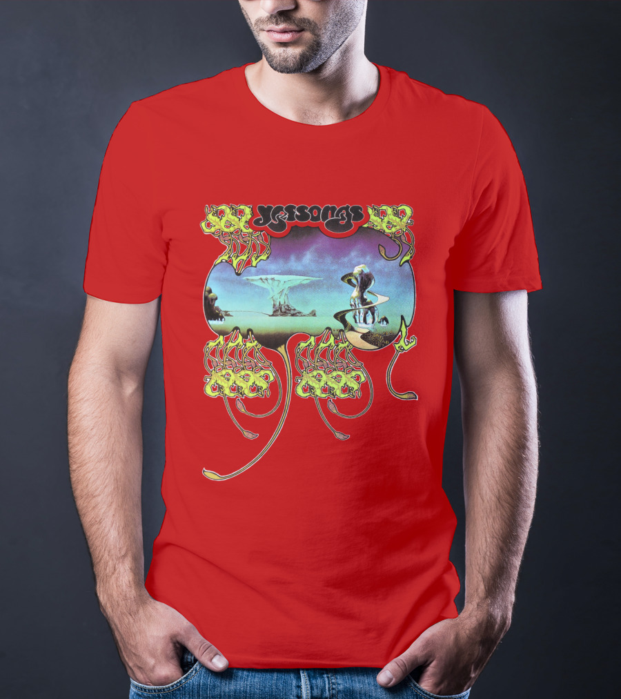 Yes Yessongs Album Artwork Fantasy Landscape T-Shirt