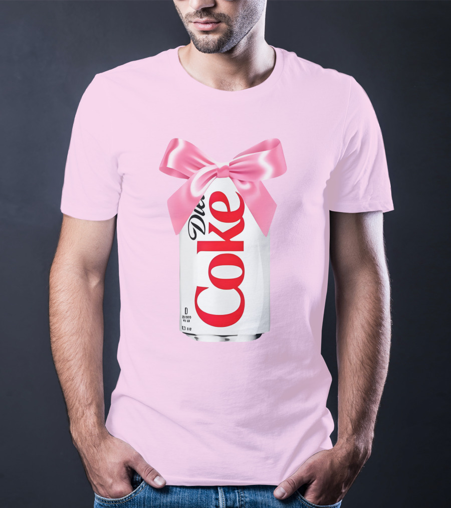 Pink Bow Diet Coke Can T-Shirt