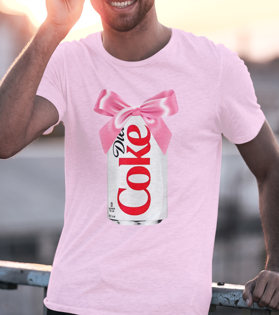 Pink Bow Diet Coke Can T-Shirt