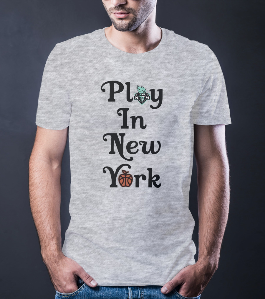 Play In New York Liberty Basketball Icon T-Shirt