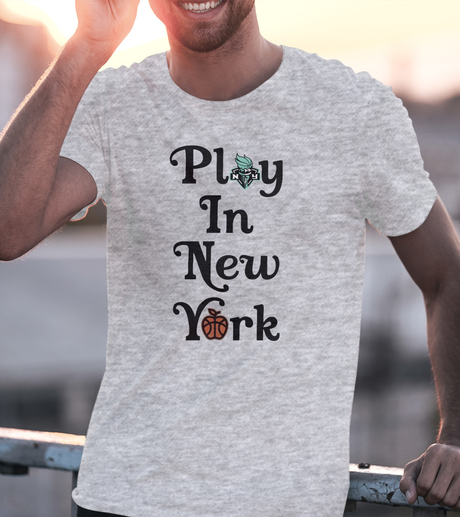 Play In New York Liberty Basketball Icon T-Shirt