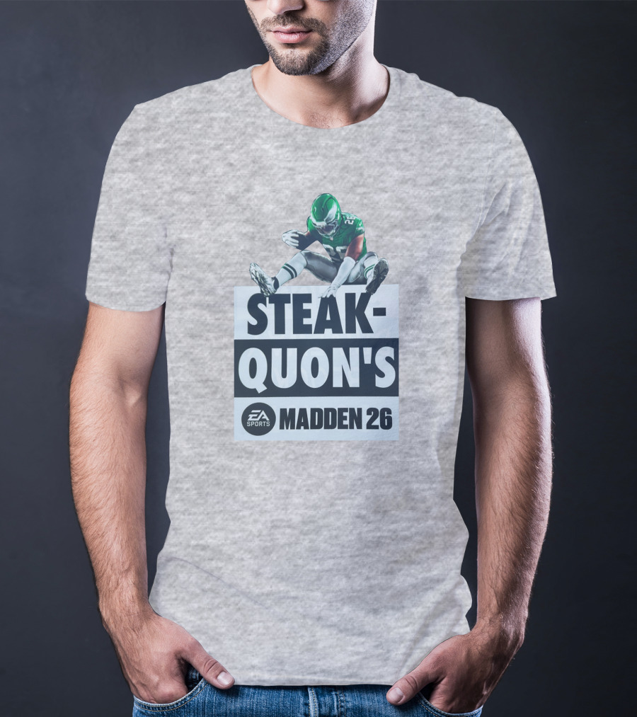 Saquon Barkley Steak Quon’s EA Sports Madden 26 Philadelphia Eagles T-Shirt